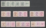 Belgia.1957/73 Lot 23 buc. leul heraldic-supr. MB.536