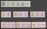 Belgia.1957/73 Lot 23 buc. Leul heraldic-supr. MB.258