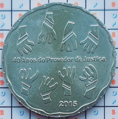 Portugalia 2&amp;frac12; Euro 2015 UNC - Ombudsman - km 859 - A030 foto