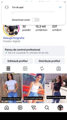 Se vinde cont de Instagram peste 10k foto