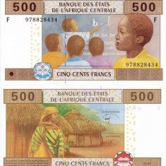 STATELE CENTRAL AFRICANE (GUINEEA ECUATORIALA) 500 francs 2002 UNC!!!