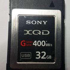 Sony Card XQD seria G 32GB, citire 440MB/s, 400MB/s compact flash CF DSLR