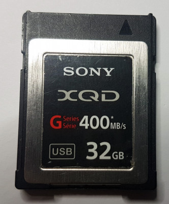 Sony Card XQD seria G 32GB, citire 440MB/s, 400MB/s compact flash CF DSLR foto