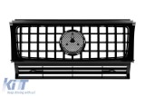 Grilaj negru lucios stil GT, potrivit pentru Mercedes G-Class W463 1990&ndash;2018 Performance AutoTuning