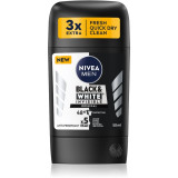 Nivea Men Black &amp; White Invisible Original antiperspirant puternic pentru barbati 50 ml