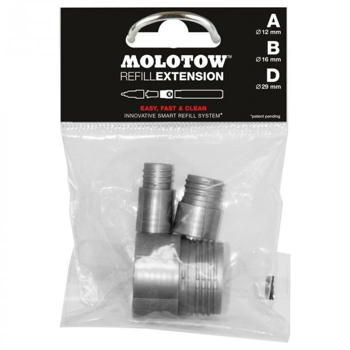 Set Accesorii Refill Molotow Tryout Pack 3 buc/set