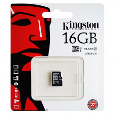 Card microSD Kingston, 16 GB, clasa 10 foto
