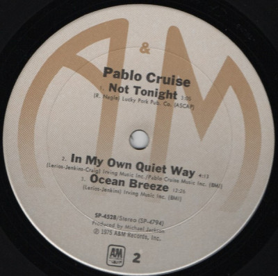Vinil Pablo Cruise &amp;lrm;&amp;ndash; Pablo Cruise (-VG) foto