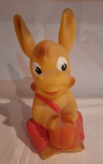 MAGARUS - figurina din cauciuc - Jucarie rara Aradeanca anii 1970