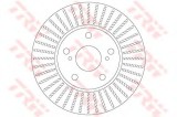 Disc frana TOYOTA COROLLA Limuzina (NRE18, ZRE17, ZRE18, NDE18) (2013 - 2016) TRW DF6679