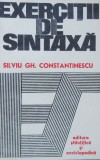 Silviu Gh. Constantinescu &ndash; Exercitii de sintaxa