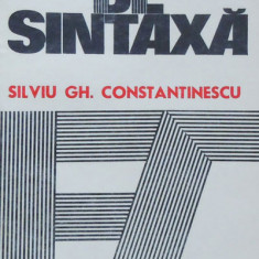 Silviu Gh. Constantinescu – Exercitii de sintaxa