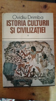 Istoria culturii si civilizatiei vol 1-Ovidiu Drimba foto