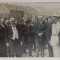 GRUP DE OFICIALITATI , MILITARI SI CIVILI , LA O MANIFESTARE INTR-UN ORAS DE PROVINCIE , ROMANIA , PERIOADA INTERBELICA , FOTOGRAFIE