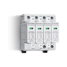 Descarcator T1+T2, 4 varistoare, semnalizare la distanta Finder 7P1582751012