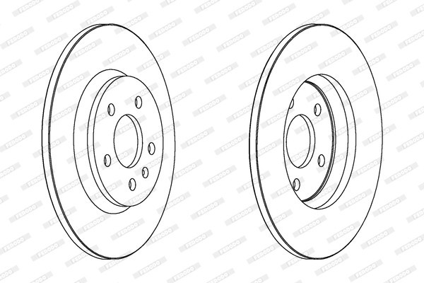FERODO DDF1666C PREMIER Disc frana