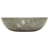 Cumpara ieftin Chiuveta, gri, &Oslash;40x12 cm, marmura