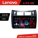 Navigatie Toyota Yaris 2008-2011 Lenovo Kit-YARIS08 8 core 6+128 GB Android Waze USB Navigatie Internet Youtube Radio Lenovo CarStore Technology