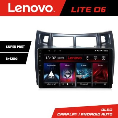 Navigatie Toyota Yaris 2008-2011 Lenovo Kit-YARIS08 8 core 6+128 GB Android Waze USB Navigatie Internet Youtube Radio Lenovo CarStore Technology foto