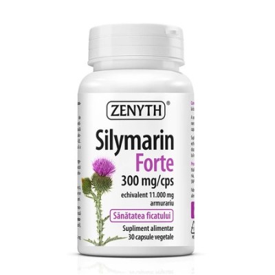 Silymarin Forte, 30 capsule, Zenyth foto