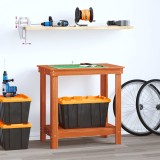 vidaXL Banc de lucru Maro Ceară 80 x 50 x 80 cm Lemn masiv de pin 870298