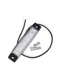 Lampa Gabarit LED Auto 12V Alba 6 SMD, 95mm Xenon Bright