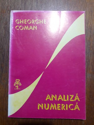 Analiza numerica - Gheorghe Coman / R5P1F foto