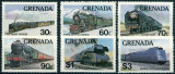 Grenada 1982 Trains, MNH M.349, Nestampilat
