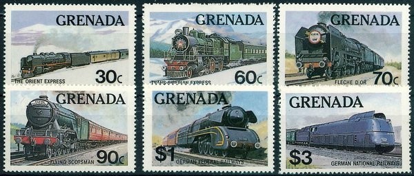 Grenada 1982 Trains, MNH M.349