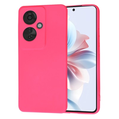 Husa silicon Oppo Reno11 F Techsuit SoftFlex, fucsia foto