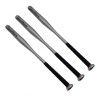 Set 3 Bate Baseball Aluminiu DEPOX&reg; Home Run, 80cm, Argintiu, Antrenament, Anti-alunecare