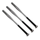 Set 3 Bate Baseball Aluminiu DEPOX&reg; Home Run, 80cm, Argintiu, Antrenament, Anti-alunecare