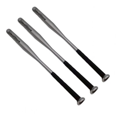 Set trei bate de baseball DEPOX&amp;reg;, Home Run, aluminiu, 80 cm, argintiu foto