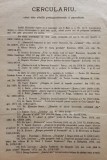 IRCULARĂ  CUPRINZ&Acirc;ND  LISTA CĂRȚILOR  ROM&Acirc;NEȘTI  INTERZISE &Icirc;N ȘCOLILE DIN TRANSILVANIA ȘI  UNGARIA