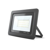 Proiector Forever Light Proxim, 32 LED-uri, 30 W, 4500 K, 2400 lm, IP66, 150 mA, aluminiu, sticla, Negru