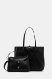 U.S. Polo Assn. poșetă cu două fețe Axtell Reversible culoarea negru, BIU4A8905WVP