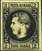 1867 , Lp 18a , Carol I 2 Parale / hartie subtire - nestampilat , MLH