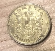 MNDRO Romania moneda 2000 lei 1946