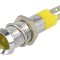 Lampă de control LED galbenă IP67 12-14VDC &Oslash;8,2mm