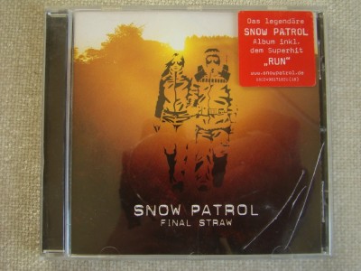 SNOW PATROL - Final Straw - C D Original ca NOU foto