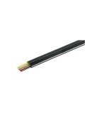 Cablu telefon plat 4 fire negru CCS Well pret 1m