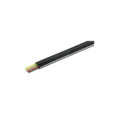 Cablu telefon plat 4 fire negru CCS Well pret 1m