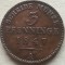 PRUSIA-3 PFENNINGE 1847 (A)