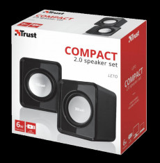 Boxe Stereo Trust Leto Compact 2.0 Speaker Set foto