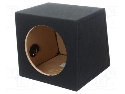 Carcasă difuzor MDF neagră BASSER 250mm &amp;Oslash;orif: 232mm 20l foto