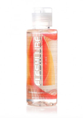 Lubrifiant pe Baza de Apa cu Efect de Incalzire Fleshlube Fire, 100 ml foto