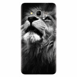 Husa silicon pentru Samsung Grand Prime, Majestic Lion Portrait