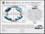 San Marino 1999 - Mașini Audi, bloc neuzat