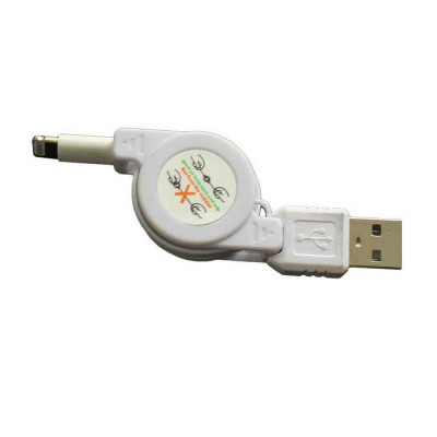 Cablu de incarcare USB, retractabil, compatibil cu Iphone, 201774 foto