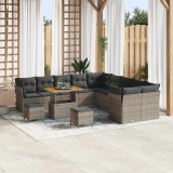 VidaXL Set de canapele pentru grădină 13 pcs Gri 90 x 55 x 71 cm